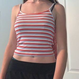 Cropped Stripe Tank